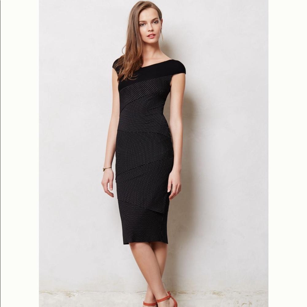 Anthropologie by Bailey 44 Pindot Column Dress